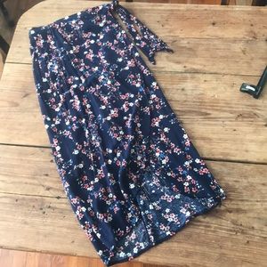 Xhilaration wrap midi skirt